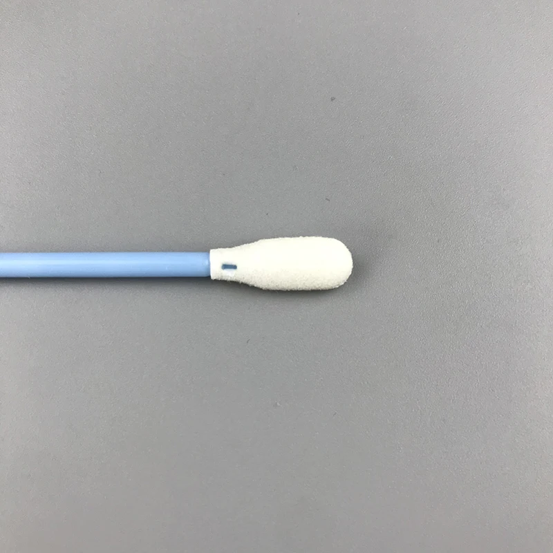 GI Long Plastic Cotton Bud Swabs Q Tip Cleaning Industrial Cleanroom Foam Swab