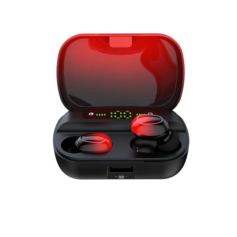 2022 Hot Selling True Wireless Stereo Earphone Led Display Q61lx Wireless Headset Sports Q61lx Gradient Color Music Earphone