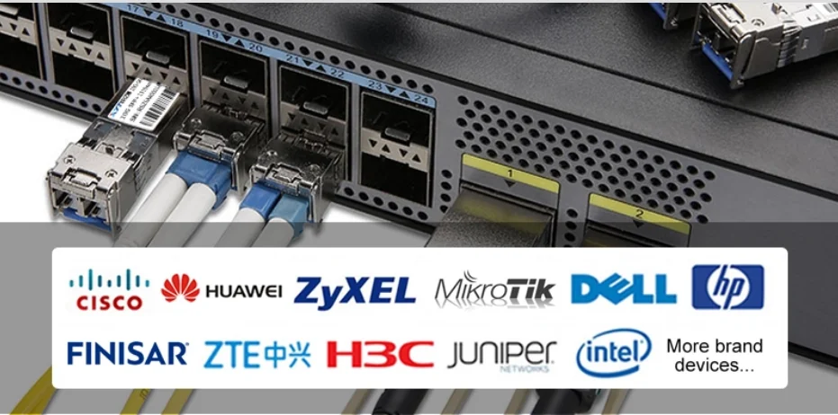 Завод YXFiber производит SFP - 10G LR HN 10 км 1310nm LC медиа-конвертер совместимый с