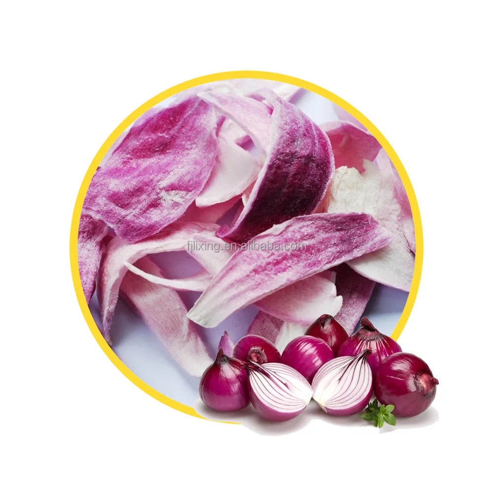 freeze dried sliced red onion Fast Delivery Hot Sale Source manufacturer Packaging customization freeze dried sliced red onion