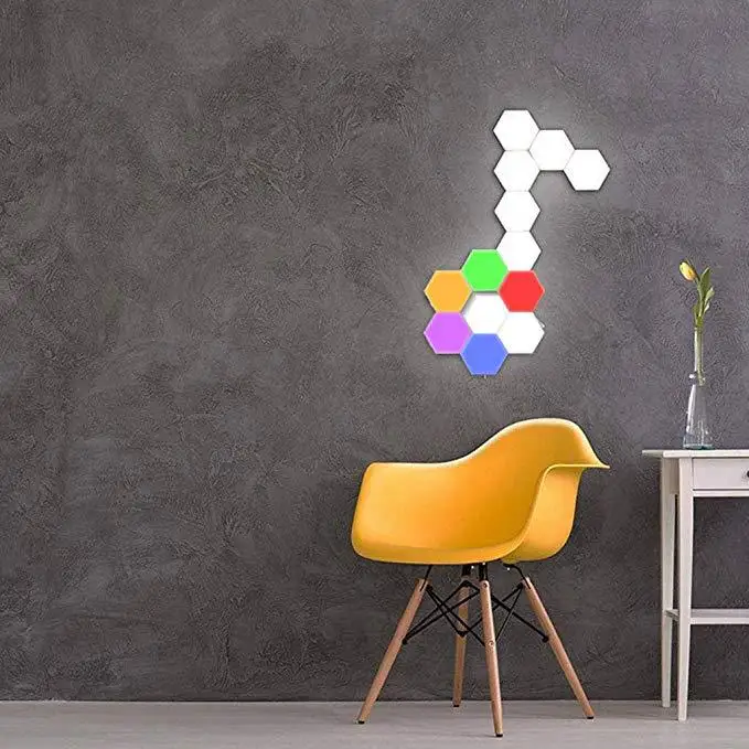 New Selling Hexagonal Wall Lamps Creative Hexagonal Wall Lamps LED Honeycomb Night Lights