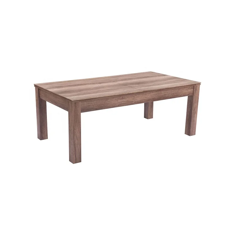 3 in 1 brown pool dining table MDF billiard convertible pool tables with table tennis top