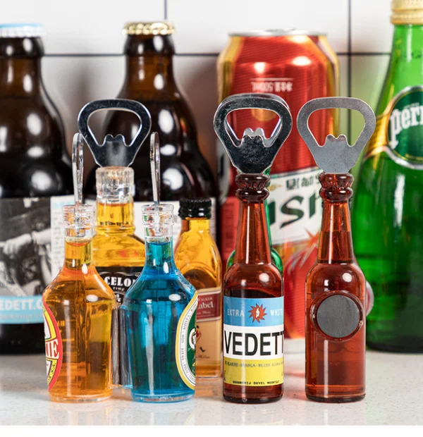 Household Refrigerator Magnet Wine Bottle Corkscrew Beer Bottle Opener