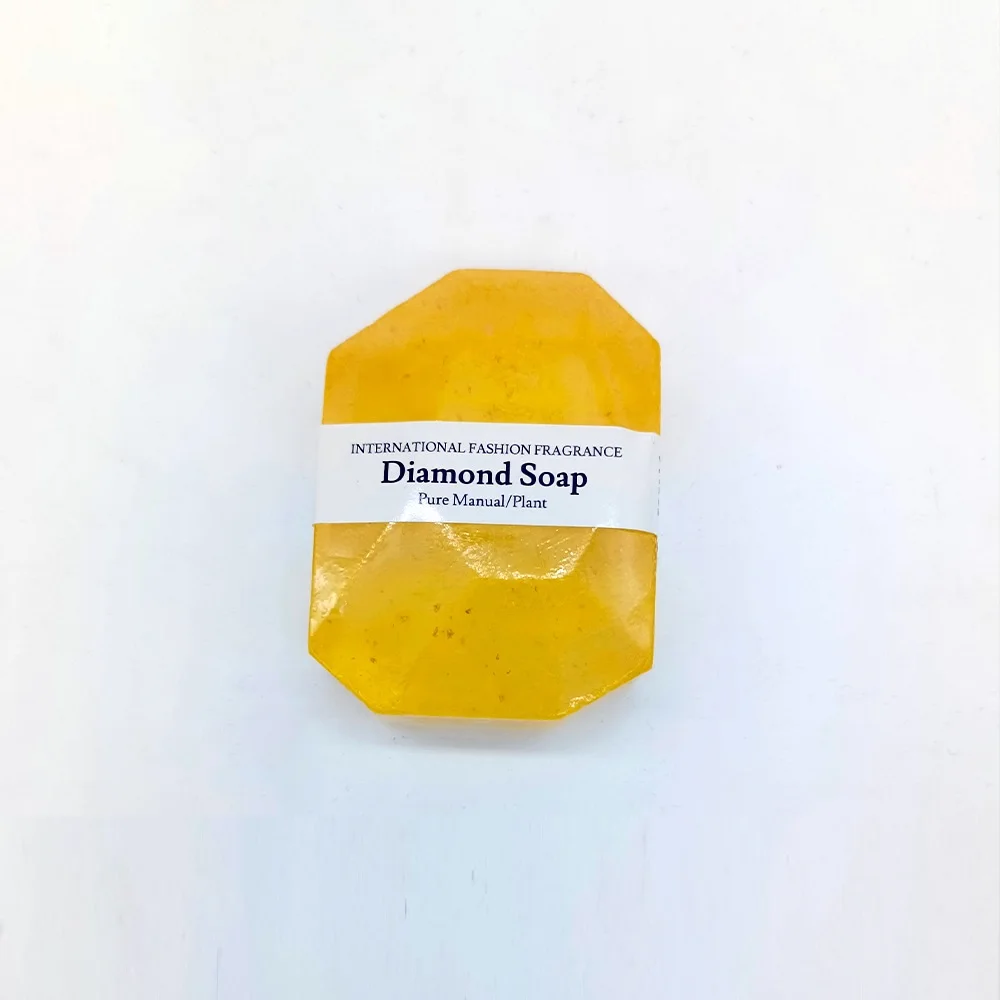 Natural Factory Wholesale Hyaluronic Acid Gold Leaf Gem Crystal Handmade Soap
