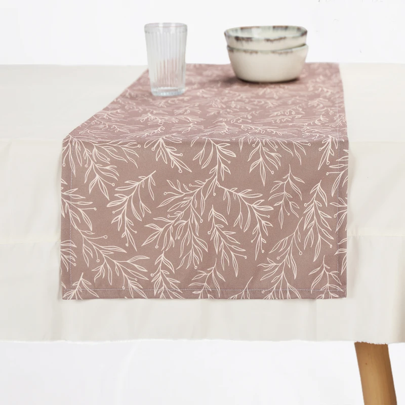 Wholesale Farmhouse Decoration Handcrafted Fall Christmas Dining Boho Table Runners