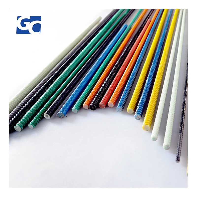 GRECHO Threaded Fiberglass Rebar Carbon Basalt Fiber FRP Rebar For Concrete