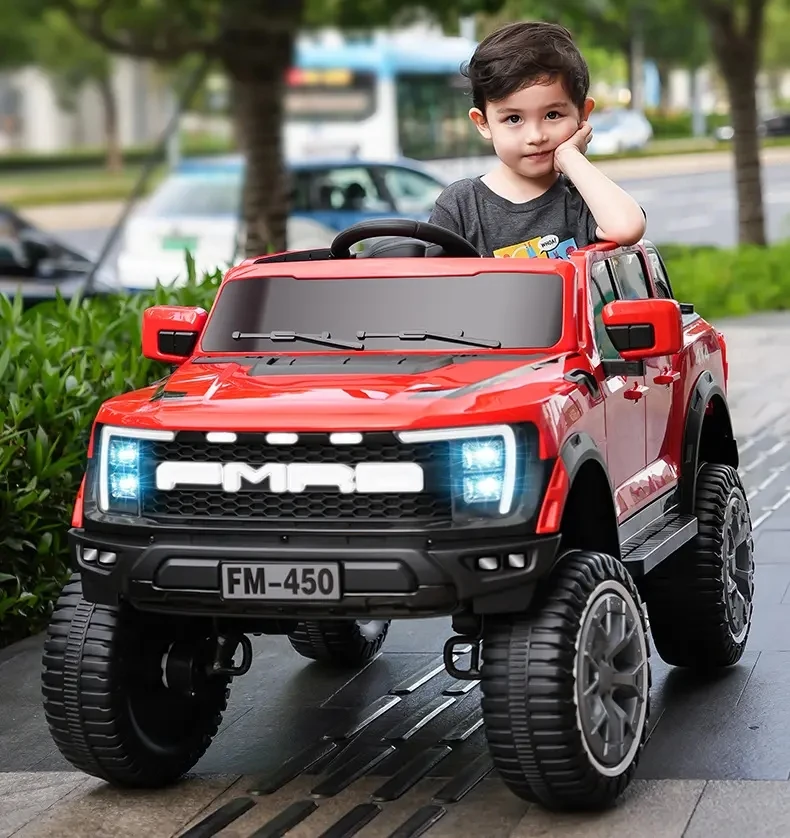 Hot sales newest model double door battery powered cars electric ride on cars to drive 12V for kids remote control car toy
