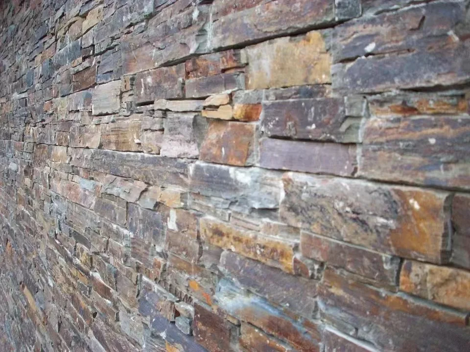 China Cheap Exterior Wall Veneer Slate Stone Panels, Natural Stone Tiles Wall Cladding Culture Stone For External Wall