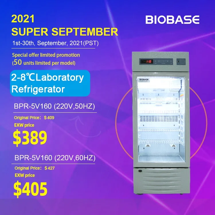 BIOBASE 358L цифровой температуры до-25 градусов по Цельсию прямой холодильник Frezzer