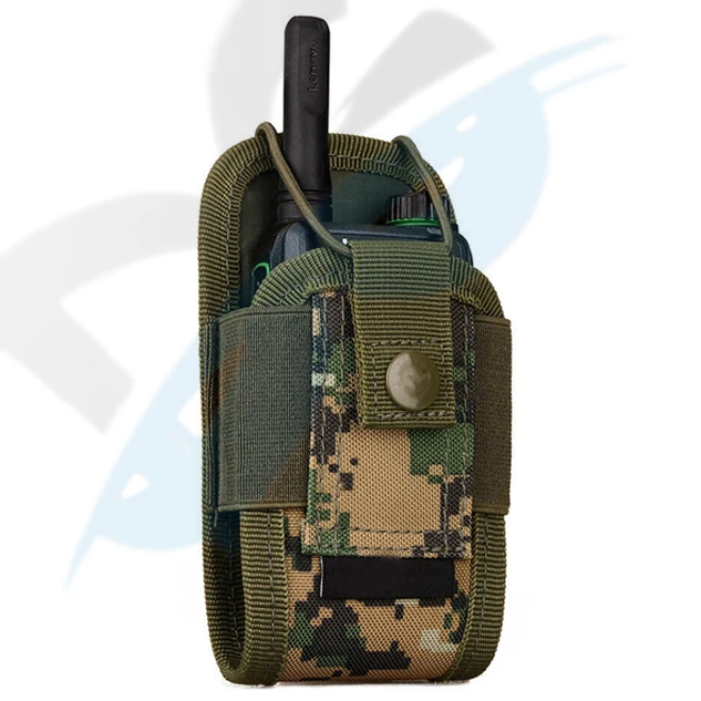 molle nylon walkie talkie pouch