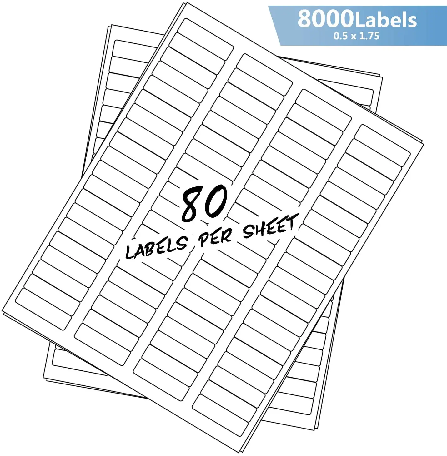 Adhesive Printing Label Sticker Paper A4 Sticker Size 6 Labels Per Sheet or 30 Labels a sheet For Laser/Inkjet Printer