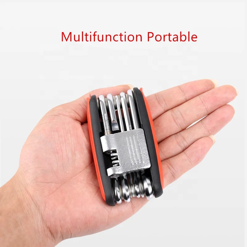 Bicycle Tools Chain Cutter Wheel Tire Repair Tool BMX MTB Road Bike Multitool Spokes Wrench Screwdriver Set Cycling Accessories