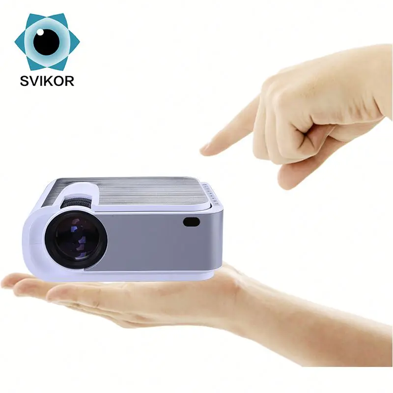 Pocket-type mini projector 4k is easy to carry with 720P Native Android Home theatre 5000 Lumens Led Projector