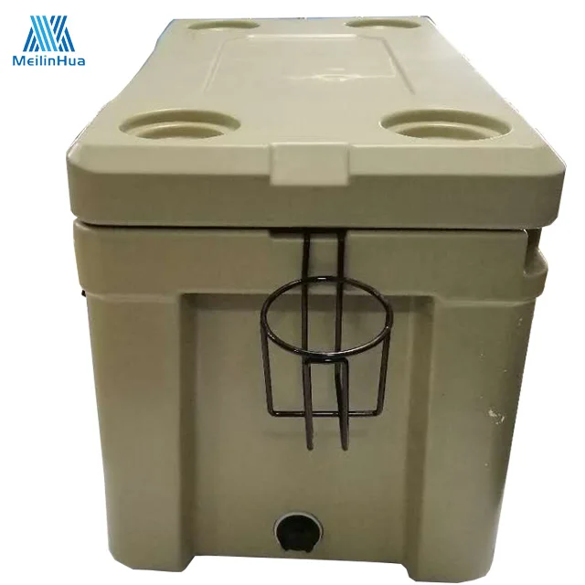 
Custom wholesale 38L plastic ice cooler box with saucer 