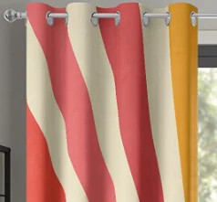 Popular Sunshine Colored Curtains New  Stripe Curtain Retro Curtains For The Living Room Window