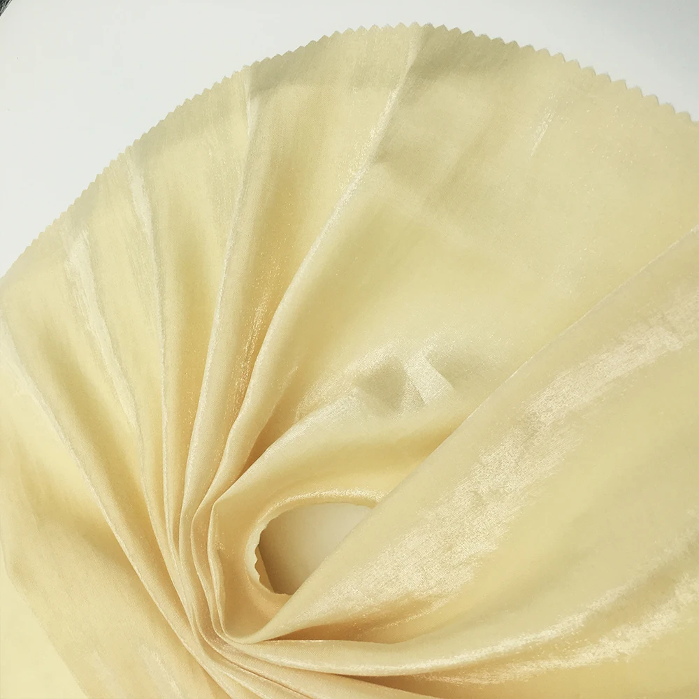 Rayon poly shiny satin comfortable fashion woven dyeing fabric