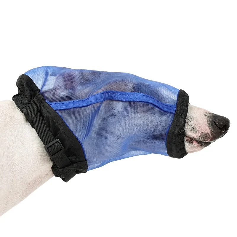 Pet manufacturer dog fly mask Breathable Outdoor Dog Mask fly and bee protection for dogs