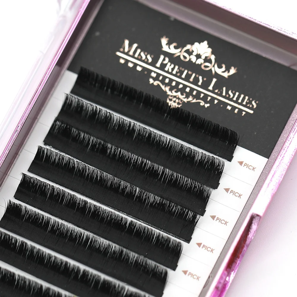 Missprettylash собственный бренд матовые норковые объемные вееры для наращивания ресниц Mega