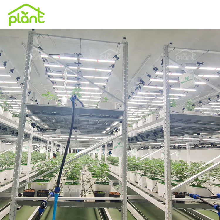 Многоуровневая стойка для выращивания растений в помещении склад автоматическая вертикальная гидропонных