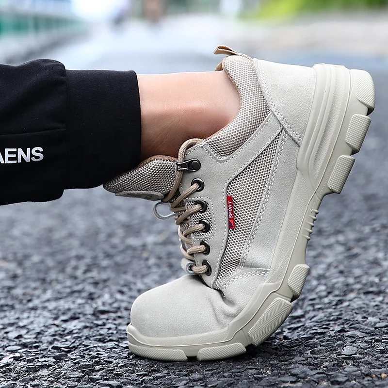 GUYISA Fashion safety shoes high quality steel toe anti-smashing outdoor work comfortable sports safety shoes