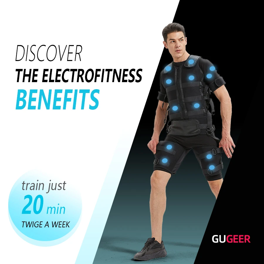 EMS Technology Fitness Suit Increase Muscle Strength Xbody Dry Split Vest EMS Wireless Professional Training