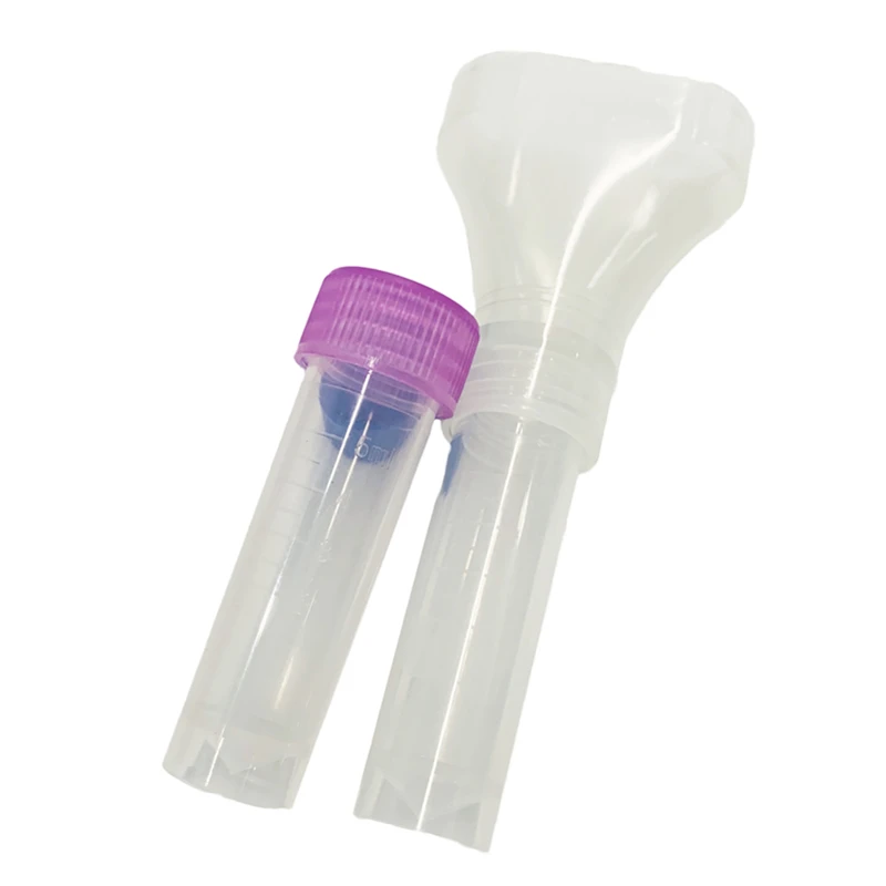 Customized Sterile Sample Collector Device Saliva Collection Funnel Tube Kit