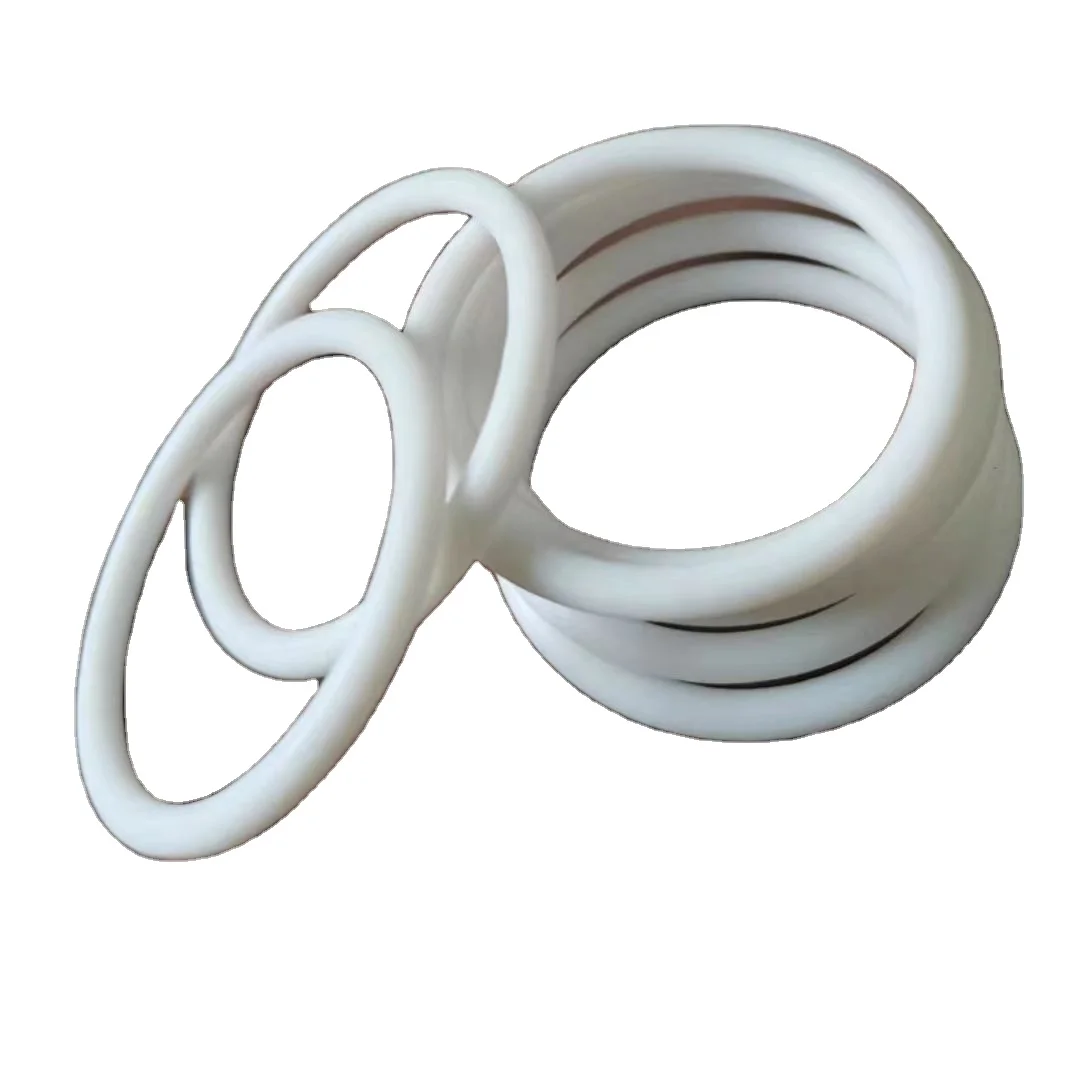 Processing custom sanitary PTFE sealing ring high temperature PTFE O-ring