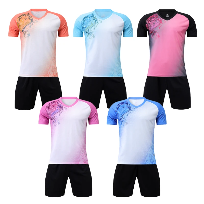 Hot Selling Sublimated Tracksuit Men Team Soccer Jersey Sets Custom Club Football Uniform Kits