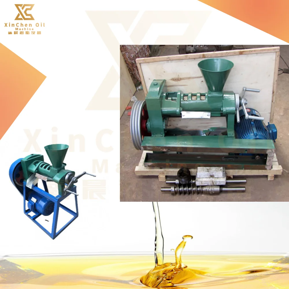 6YL- 68 Small screw oil press machine oil seeds presser screw oil press