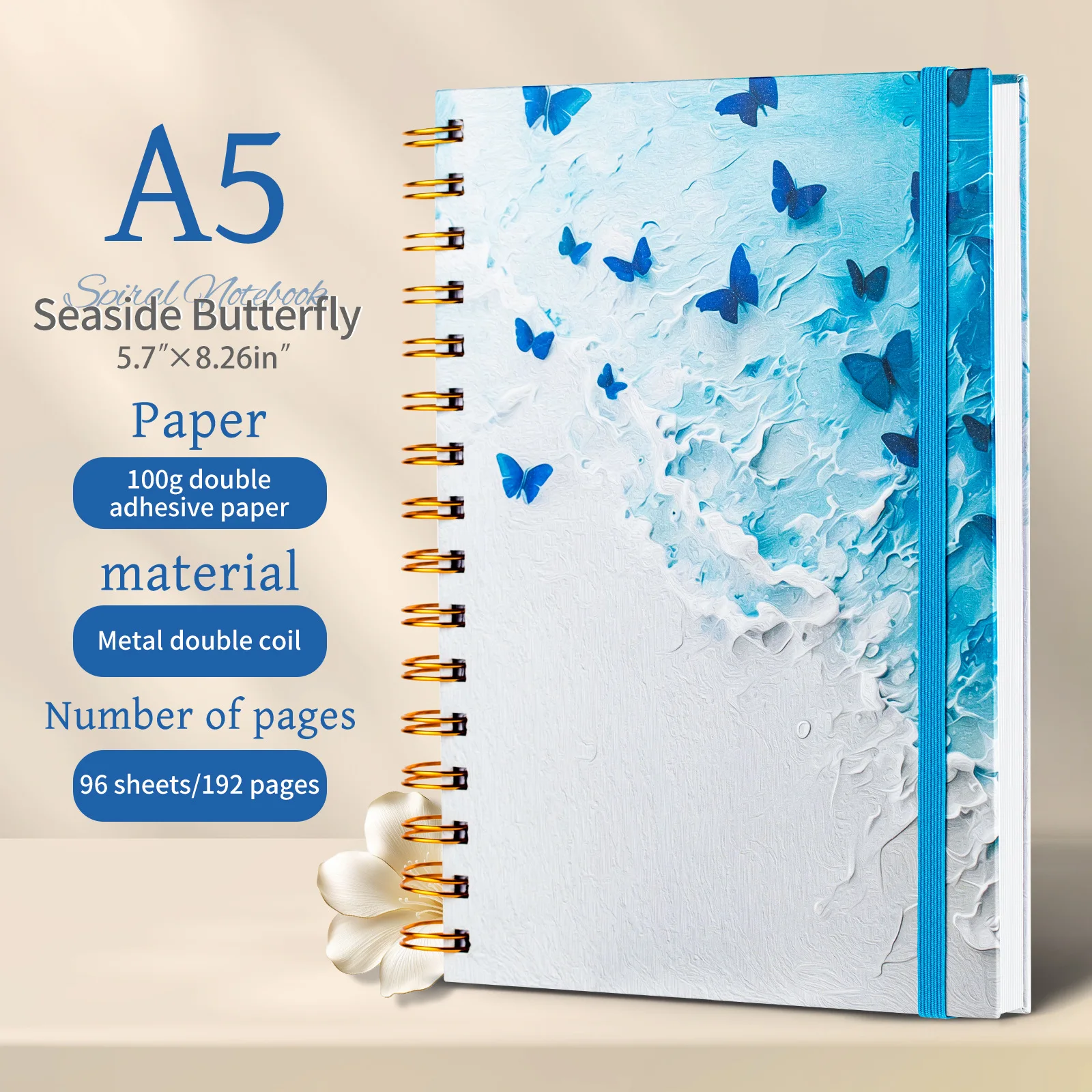 Hot Sale spiral binding A5 notebook thickened art student high-value notebook artistic oil painting notebook for Kids adult