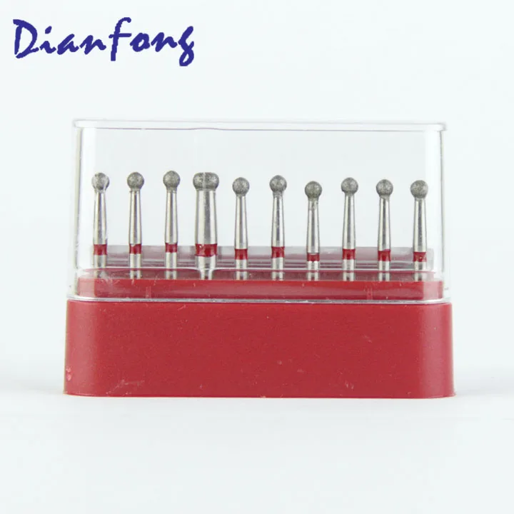 BR-28F fine grit ISO CE certified round shape high speed dental diamond bur dental medical tool
