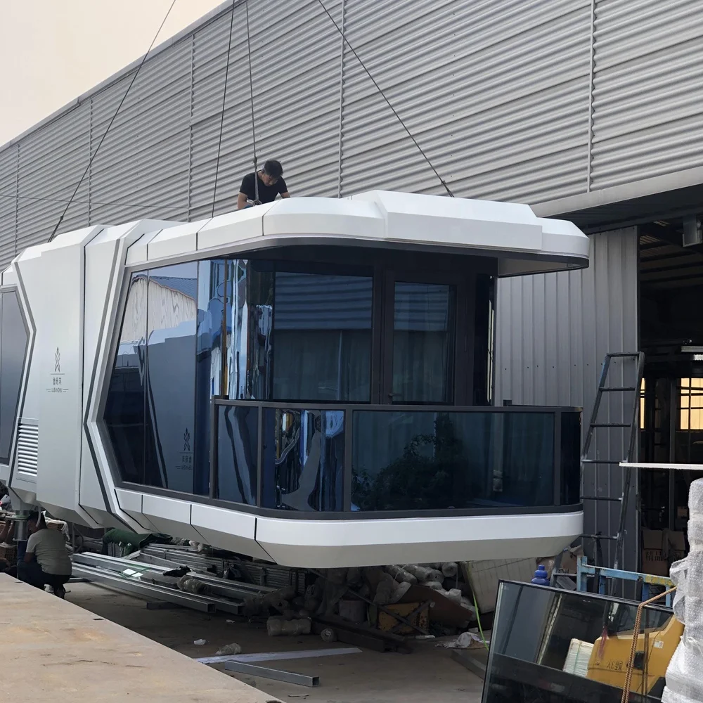 Prefabricated modular house mobile homes capsule house 40ft container homes