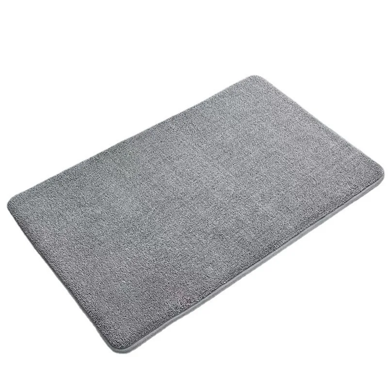 Modern rectangular bath mat super soft non-slip absorbent bath rug comfortable mat for family hotel use