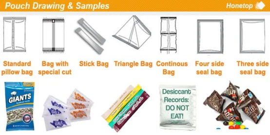 automatic sugar sachet fill and seal machine
