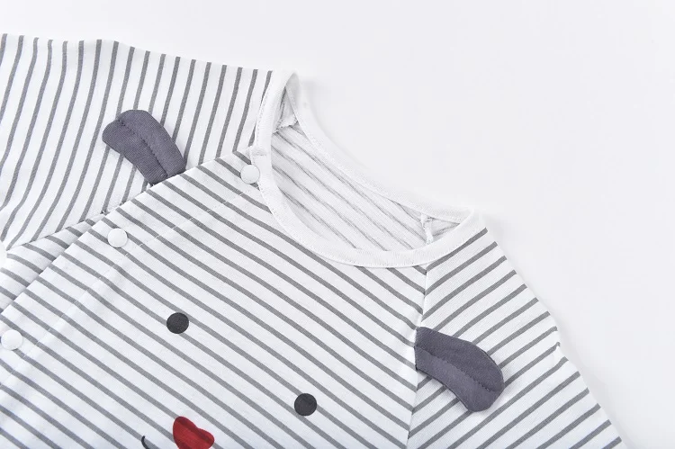 Оптовая продажа OEM 100% Детский комбинезон из органического хлопка Одежда для мальчиков и девочек с открытой промежностью летний детский комбинезон