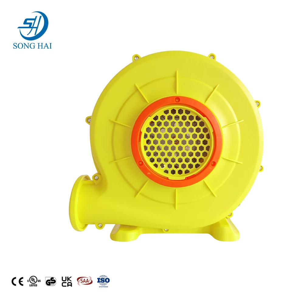 high quality fan motor and sturdy metal fan blade portable inflatable air blower for inflatables decoration