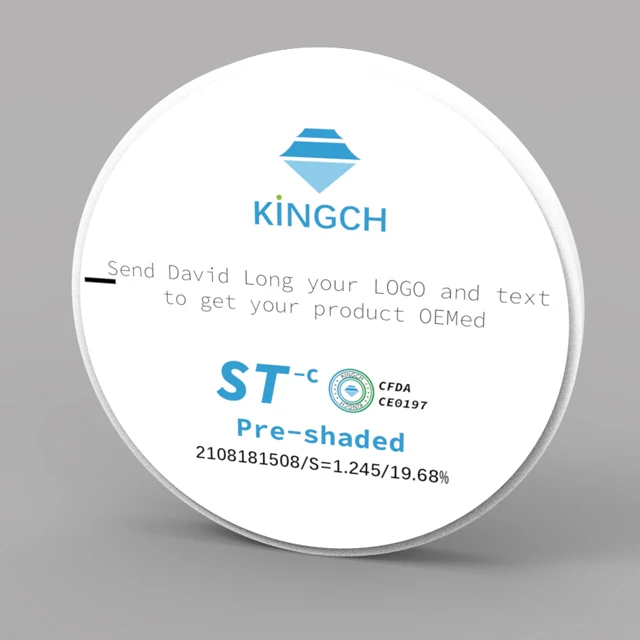 98mm 14mm ZrO2 Dental Lab STC denture Teeth Cad Cam Dental Zirconia blank block disc