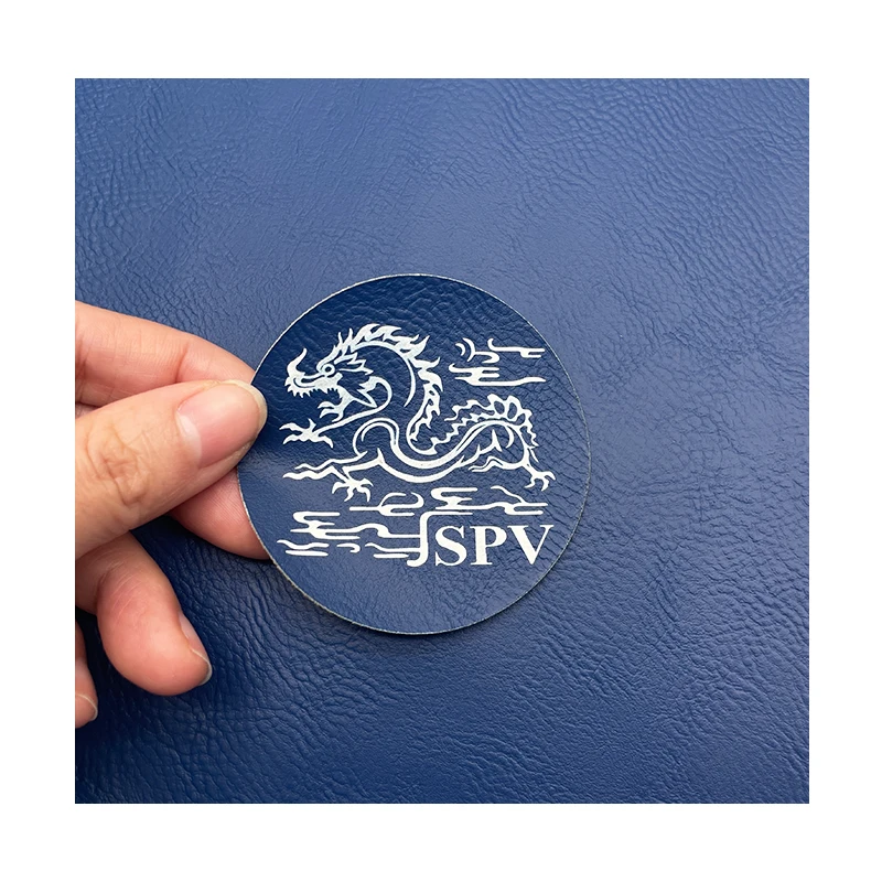 12X24 Blue to White Hot Sell Custom Laserable Leatherette Sheets Laser Leather Cutting Sheet