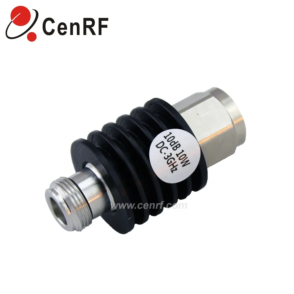 RF 10W 3dB 6dB 10dB 30dB N-Female Attenuator Step Attenuator