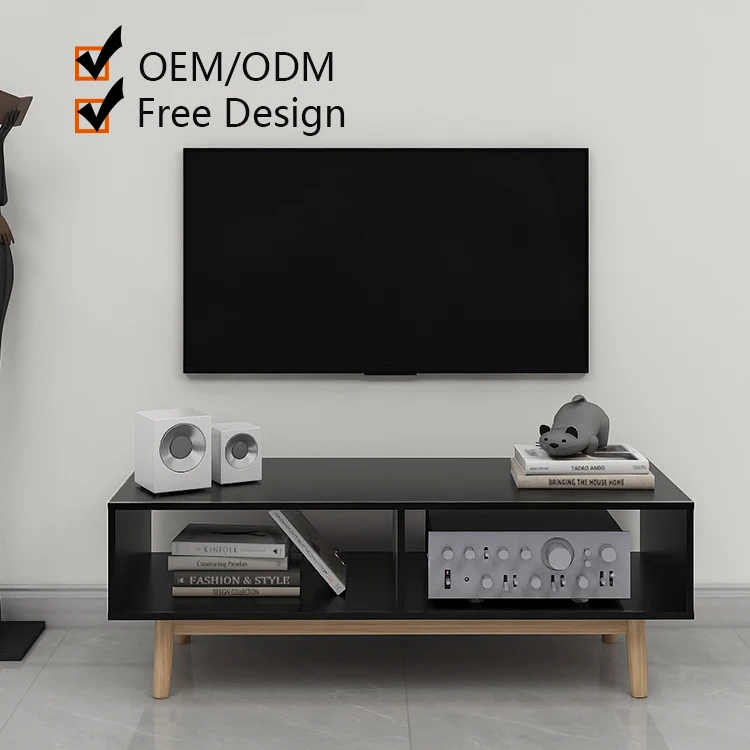 Easy to assemble Unit TV Living Room Cabinets TV Modern Meuble Tele From China Manufacturer