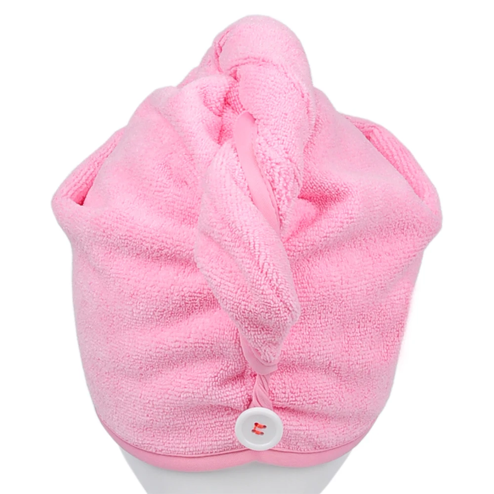 China factory price quick drying  Microfiber  hair turban dry  hair towel cap for all ages