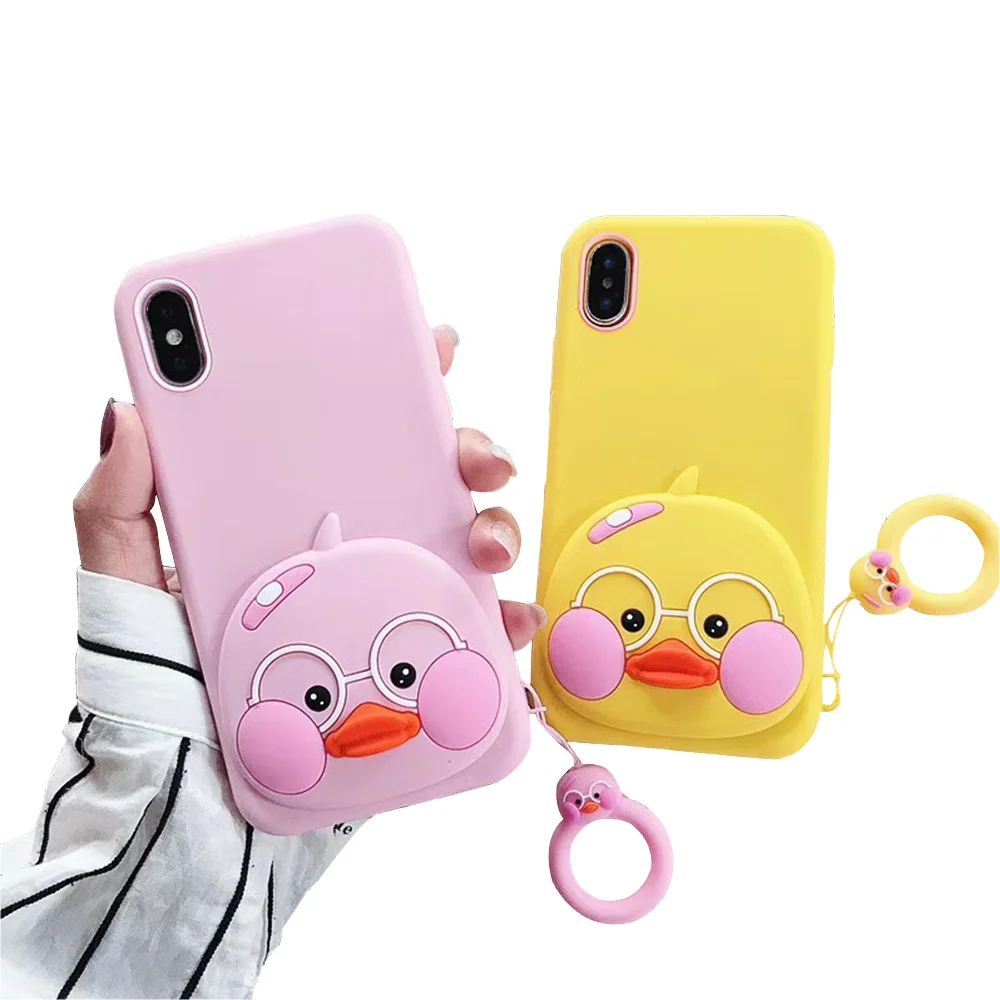 2020 custom cartoon animal phone cover silicone case