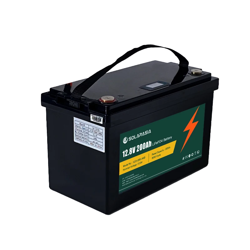 Lifepo4 Lithium Ion Battery 12V 100Ah 200Ah Deep Cycle Lithium Iron Phosphate Battery For Home Storage System