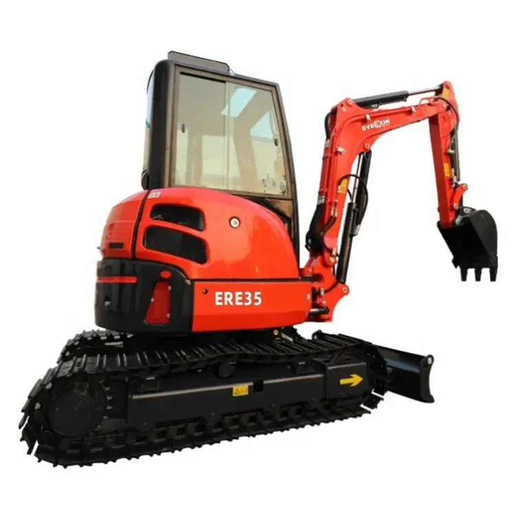 EVERUN ERE35 CE agricultural other farm machines compact bucket micro new mulcher hydraulic 3.5 ton excavator small mini digger