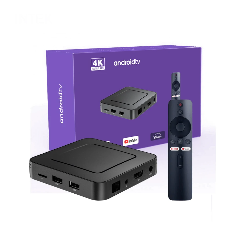 2023 new arrival 4K tv dongle Z6 ATV system amlogic s905y4 smart tv stick