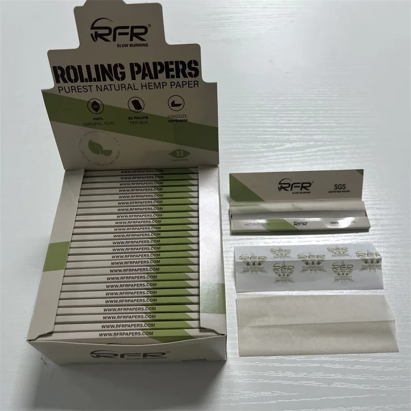 Hot RFR Hemp  rolling paper  smoking paper king size