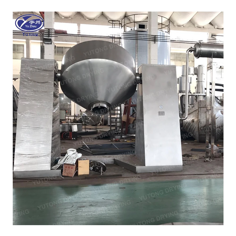 Original Factory Plastics Processing Leather P-nitrotoluene Conical Safe Material Stainless Steel Vanilla Vacuum Tray Dryer
