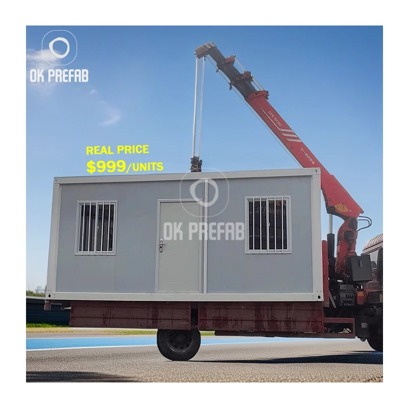 Ready Made 20Ft Living Portable Tiny Prefabricated Home Office Frame Detachable Container House Ready To Ship Frame