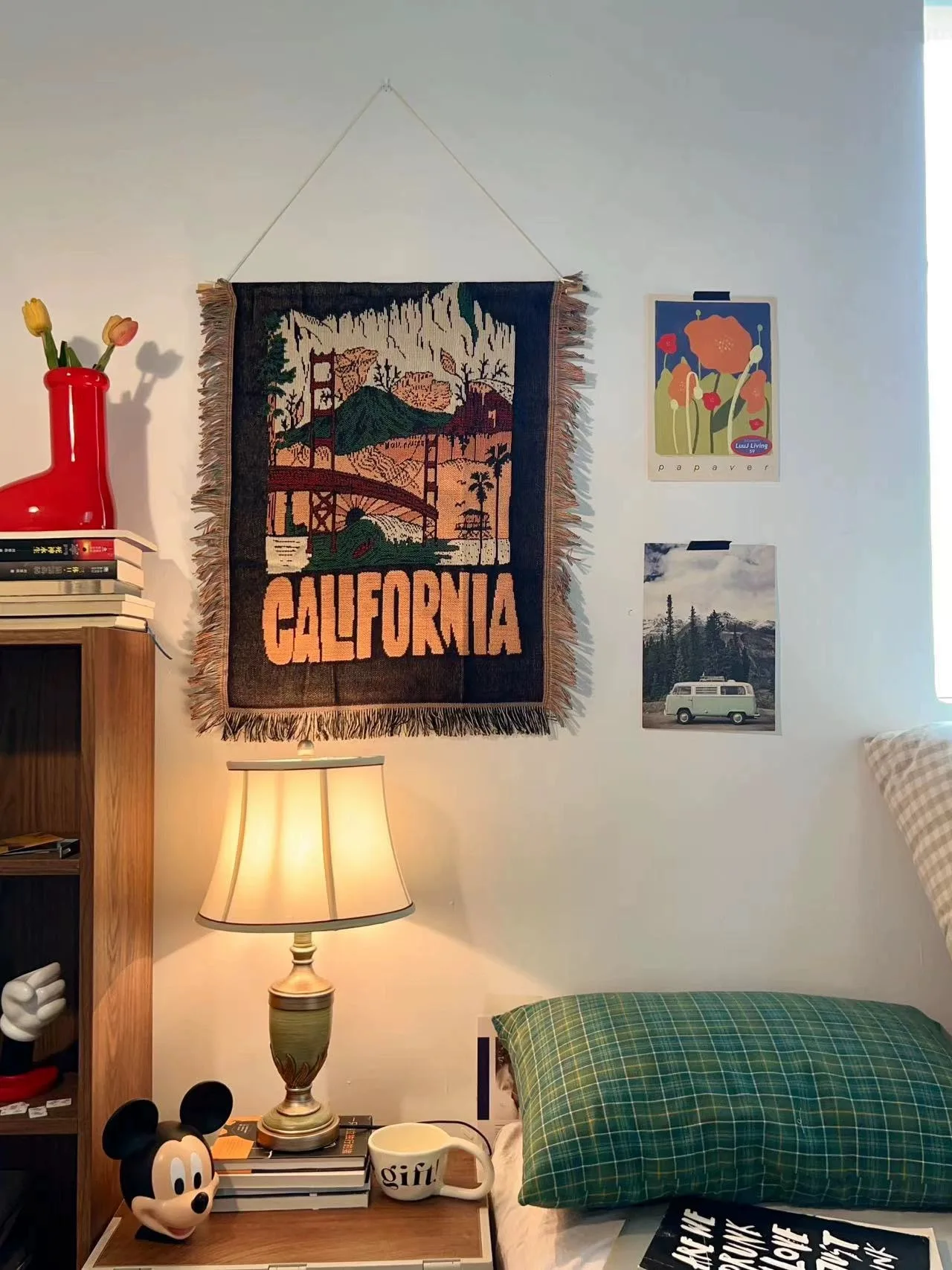 New Design Custom Jacquard Tapestry Design Pattern Woven Bohemian Cotton Polyester Blend Throw Blanket With Logo