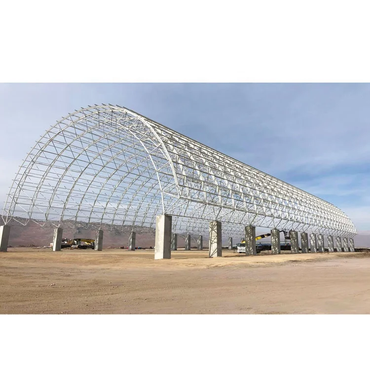 Xuzhou LF-BJMB Steel Dome Structure Industry Warehouse arch coal shed